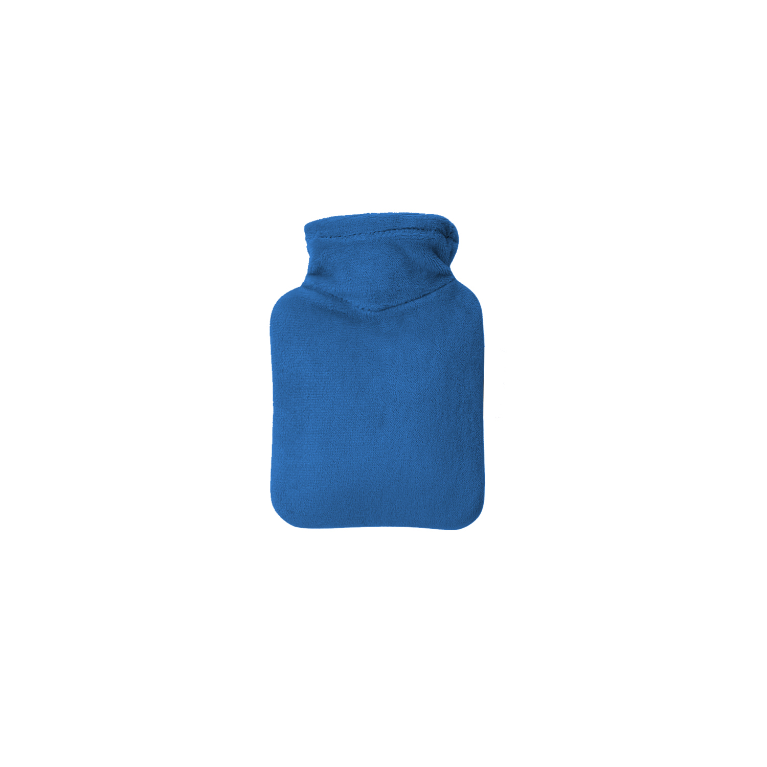 Mini-Wärmflasche 0,2 l mit Veloursbezug königsblau Mini-Wärmflasche 0,2 l mit Veloursbezug königsblau