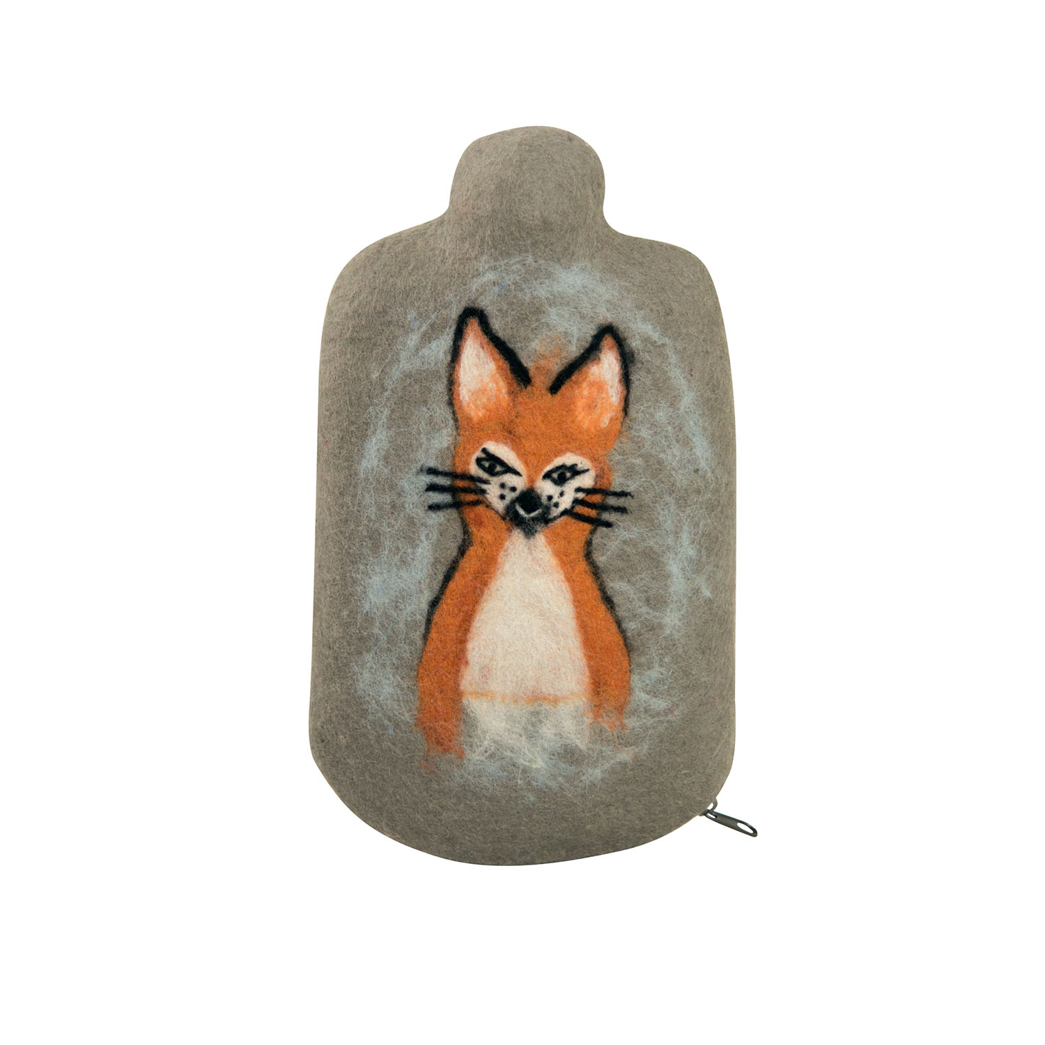 0706-6-oeko-jc-filz-fuchs-1500-1500 Kinder Öko-Wärmflasche 0,8 l mit Filzbezug "Fuchs"