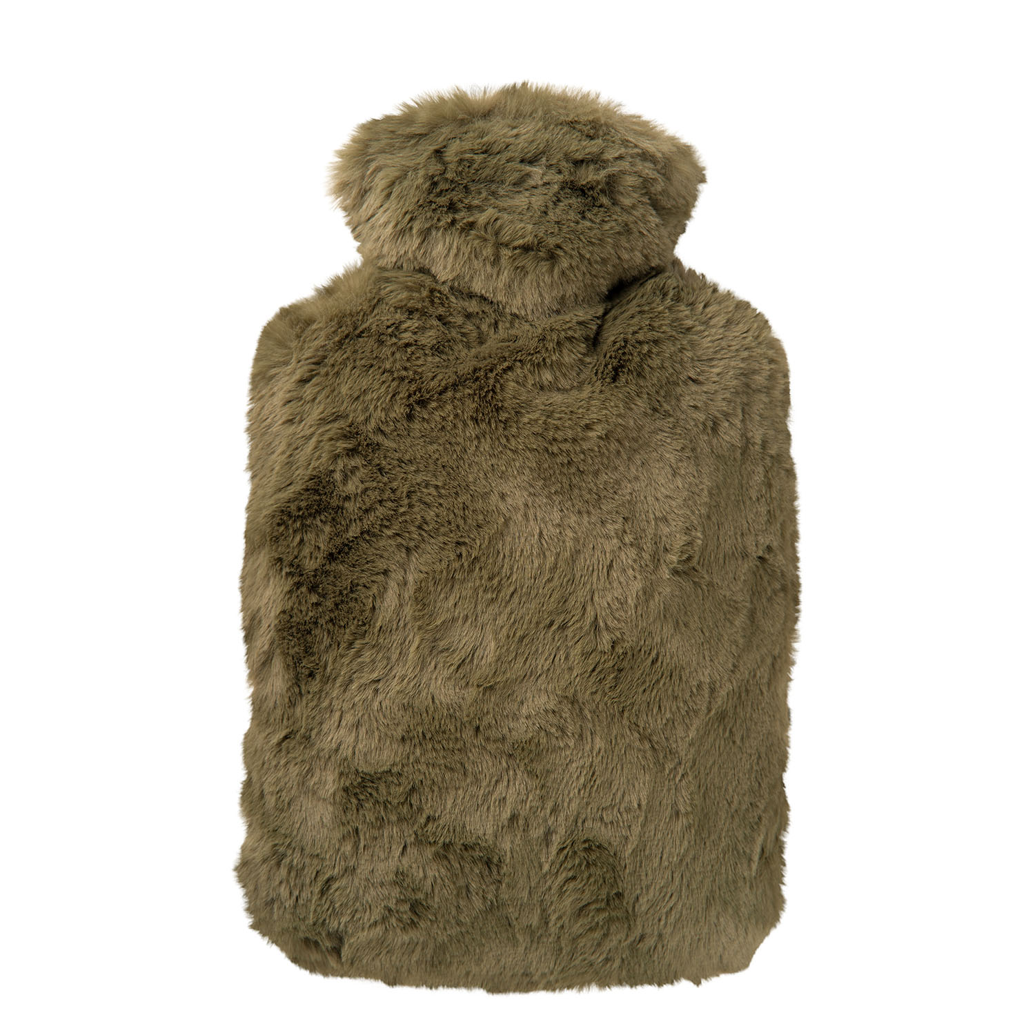 0558-hugo-frosch-waermflasche-klassik-langhaar-flausch-moosgruen Wärmflasche Klassik 1,8 l mit Bezug Langhaar-Flausch moosgrün