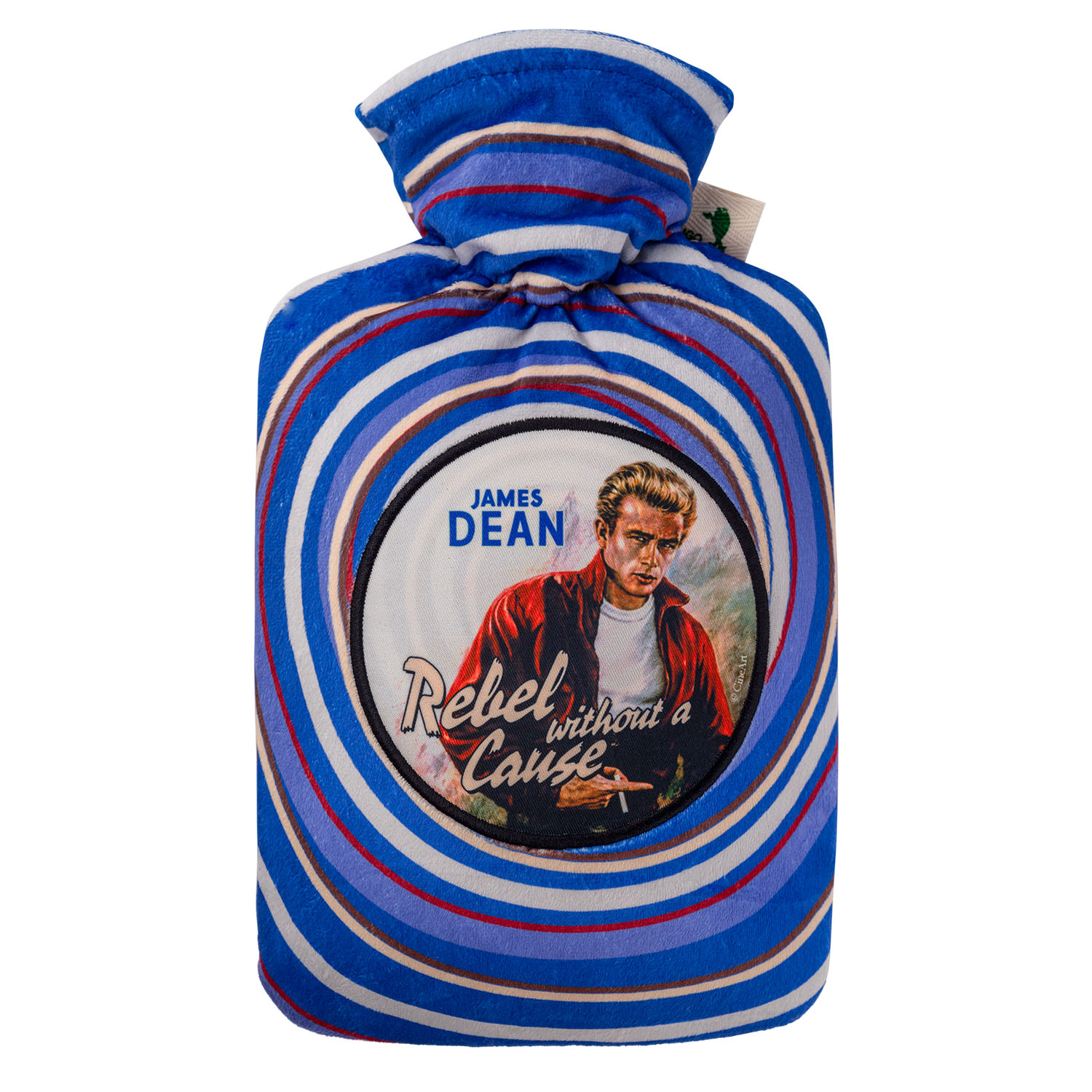 0665-hugo-frosch-waermflasche-klassik-nickibezug-movie-james-dean Produktbild