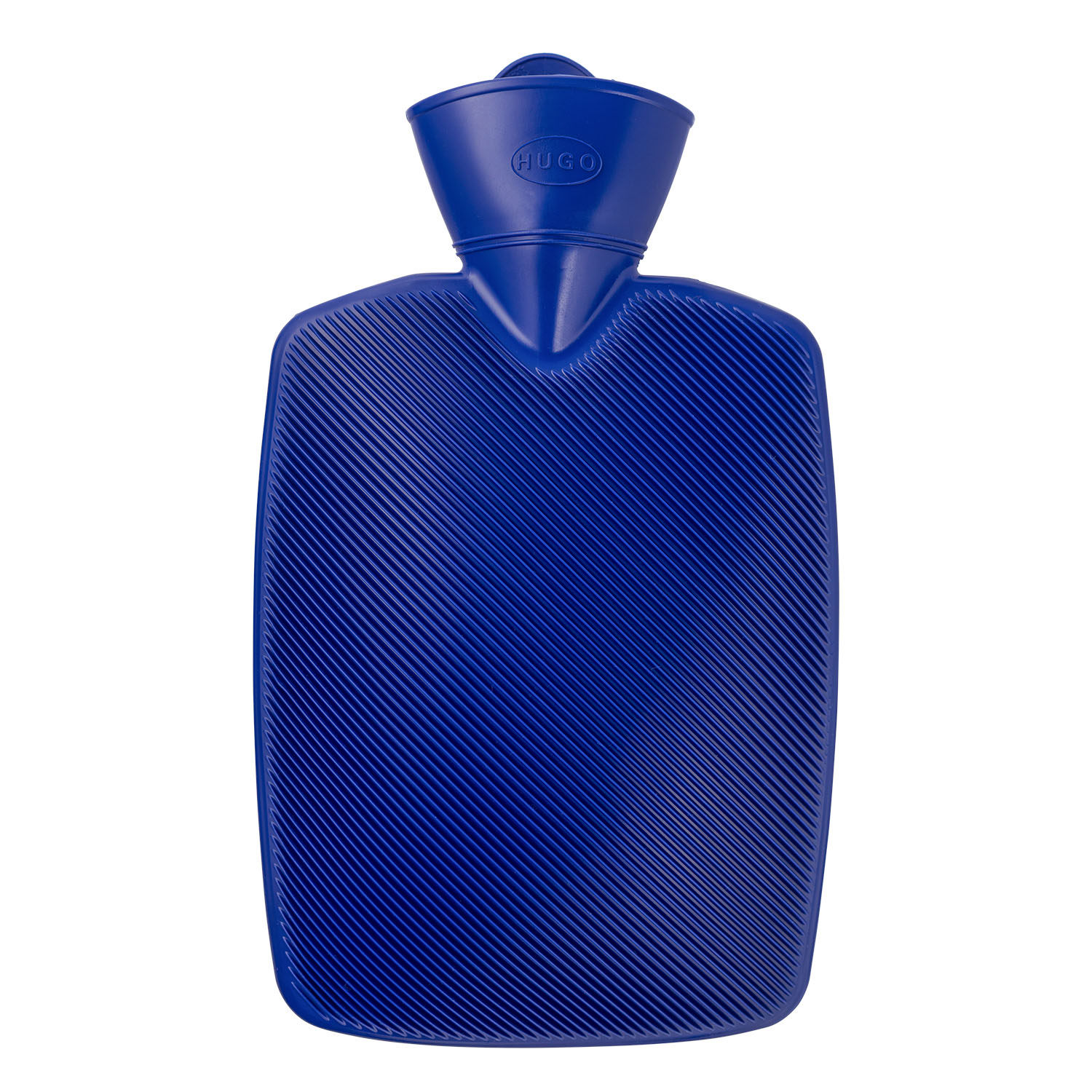 0472-hugo-frosch-waermflasche-klassik-halblamelle-hugo-blau Wärmflasche Klassik Halblamelle 1,8 l "Hugo" blau