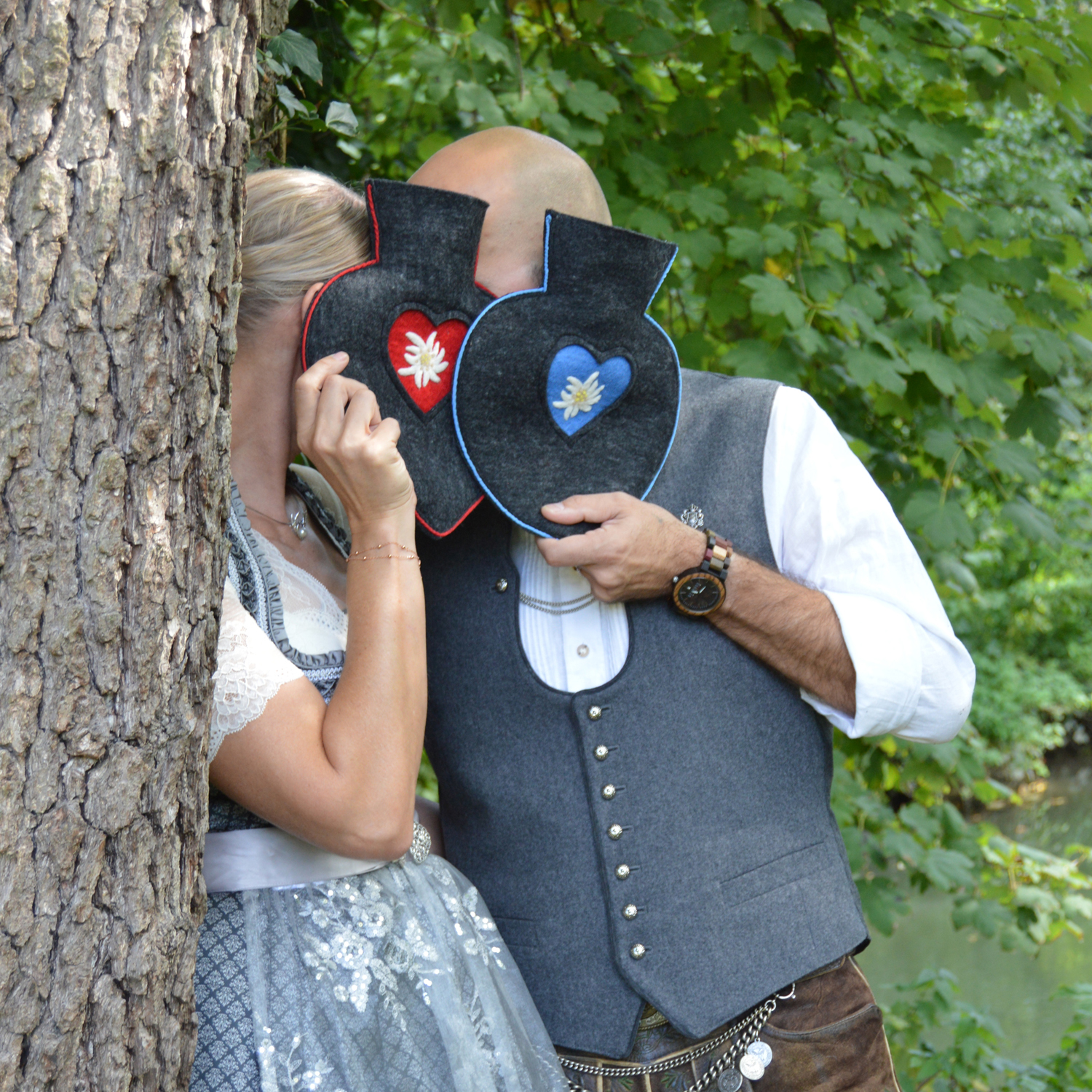 0713-0714_herzwaermflasche-filz-edelweiss_02 Produktbild