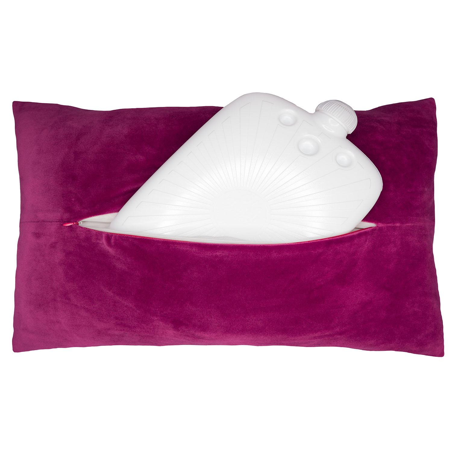 2019-hugo-frosch-waermflasche-oeko-cc-kissen-porto-samt-violette-02 Produktbild