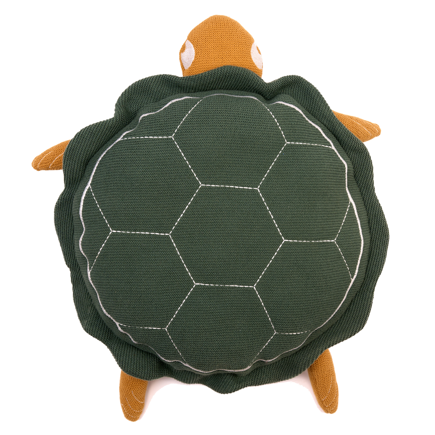 0548-2-oeko-jc-kissen-schildkroete-strick-gruen-1500-1500_01 Designkissen Schildkröte mit Öko-Wärmflasche 0,8 l