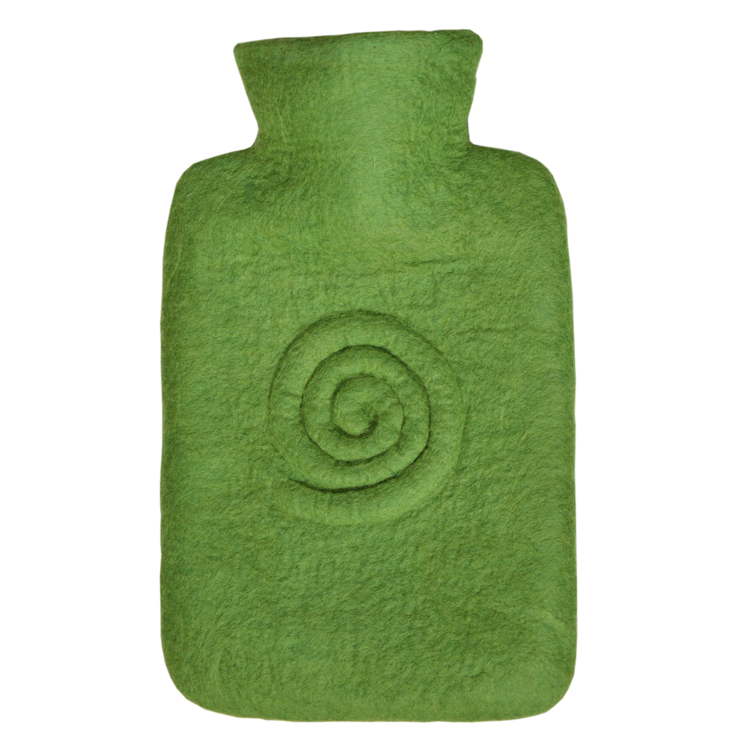 0711-klassik-filz-spirale-kiwi-1500-1500 Wärmflasche Klassik 1,8 l mit Filzbezug Spirale Kiwi