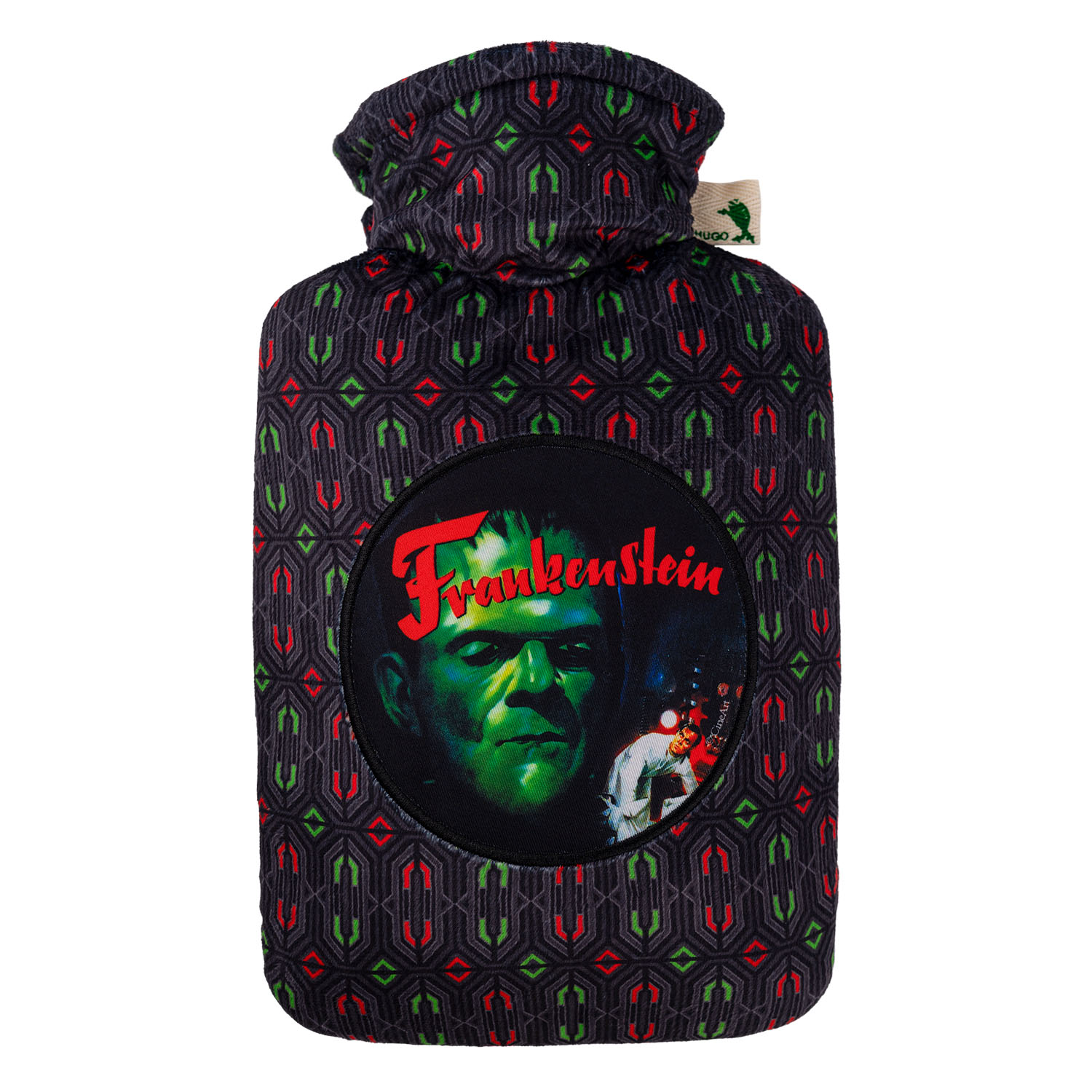 0667-hugo-frosch-waermflasche-klassik-nickibezug-movie-frankenstein Wärmflasche Klassik 1,8 l mit Nickibezug "Movie" Frankenstein
