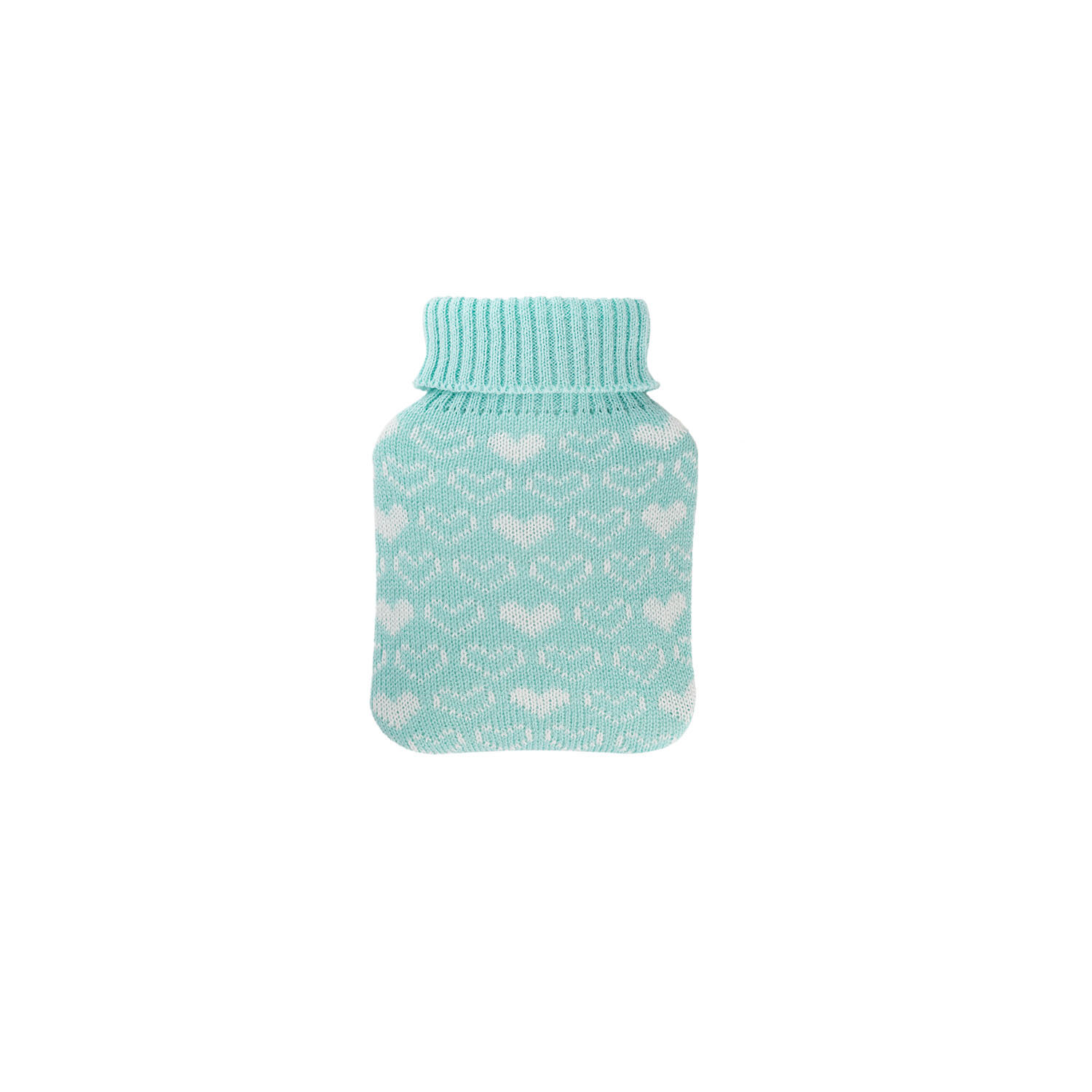 1138-hugo-frosch-waermflasche-mini-strickbezug-mint-herzenLGZGAi4CcsaIc-1 Mini-Wärmflasche 0,2 l mit Strickbezug mint Herzen