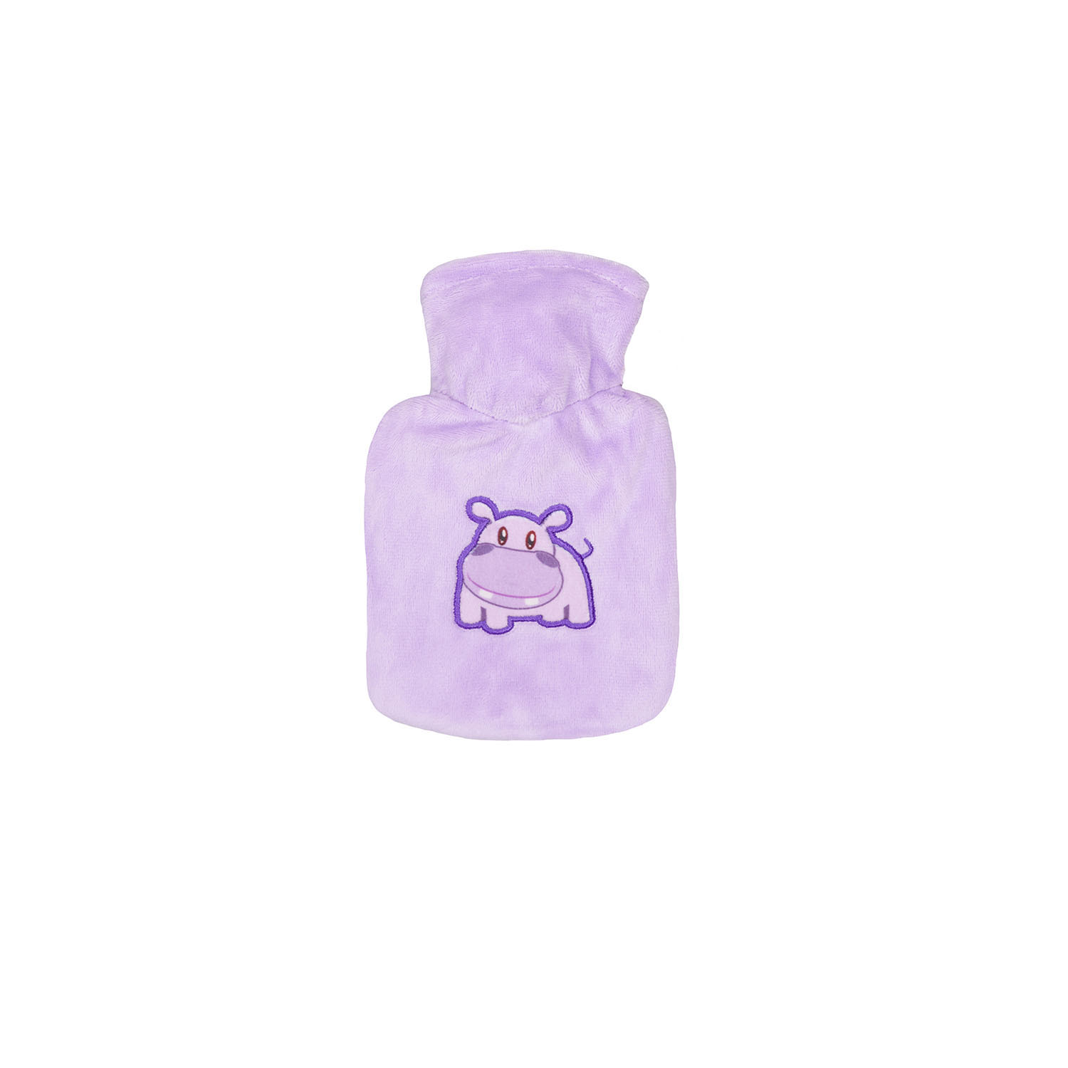 1137-hugo-frosch-waermflasche-mini-veloursbezug-lila-nilpferd-1 Mini-Wärmflasche 0,2 l mit Veloursbezug lila Nilpferd