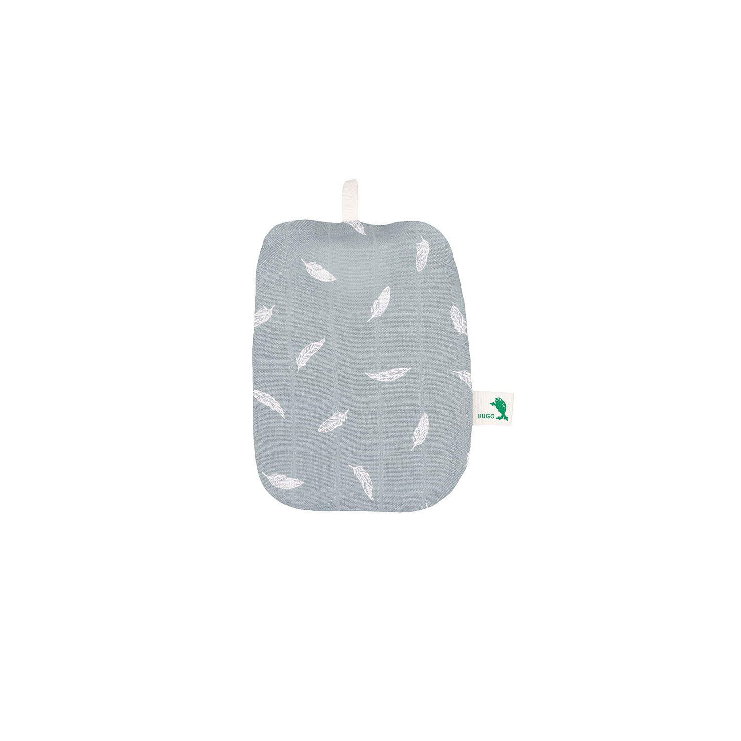 Hugo Frosch Mini-Wärmflasche 0,2 l mit Bio-Baumwollbezug Feder pastellgrün
